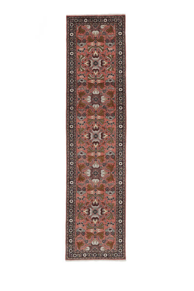 Tapis D'orient Mehraban Tapis 76X310 Tapis De Couloir Rouge Foncé/Noir (Laine, Perse/Iran)