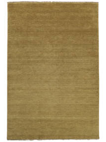  Handloom Fringes - Vert Olive Tapis 200X300 Moderne Marron/Vert Olive (Laine, Inde)
