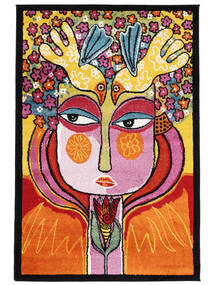 She Has Flowers In Her Hair 120X180 Petit Multicolore Tapis 