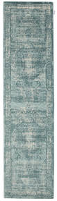  Jacinda - Clair Bleu Tapis 80X300 Moderne Tapis De Couloir Gris Clair/Bleu Turquoise/Gris Foncé ( Turquie)