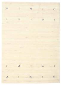  Gabbeh Loom Two Lines - Blanc Écru Tapis 160X230 Moderne Beige/Blanc/Crème (Laine, Inde)