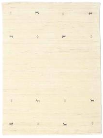  Gabbeh Loom Two Lines - Blanc Écru Tapis 140X200 Moderne Beige/Blanc/Crème (Laine, Inde)
