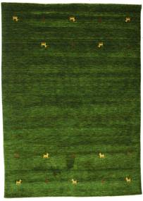  Gabbeh Loom Two Lines - Vert Tapis 160X230 Moderne Vert Foncé (Laine, Inde)