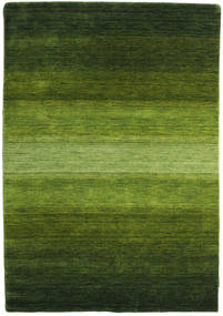  Gabbeh Rainbow - Vert Tapis 140X200 Moderne Vert Foncé/Vert Olive (Laine, Inde)