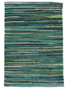 Tapis Tissé À La Main Ronja Tapis - Multicolore/Turquoise 140X200 Multicolore/Turquoise (Coton, Inde)