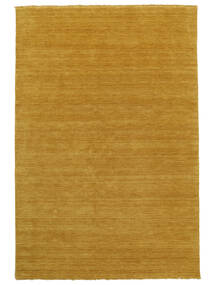  Handloom Fringes - Jaune Tapis 160X230 Moderne Jaune/Marron Clair (Laine, Inde)