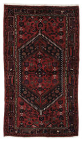 Tapis Zanjan Tapis 125X214 Noir/Rouge Foncé (Laine, Perse/Iran)