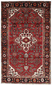 117X193 Tapis Hosseinabad D'orient Noir/Rouge Foncé (Laine, Perse/Iran)