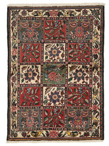 113X155 Tapis D'orient Bakhtiar Collectible Tapis Noir/Rouge Foncé (Laine, Perse/Iran)